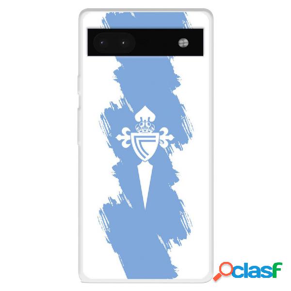 Funda Para Google Pixel 6A Del Rc Celta Escudo Trazo Azul -