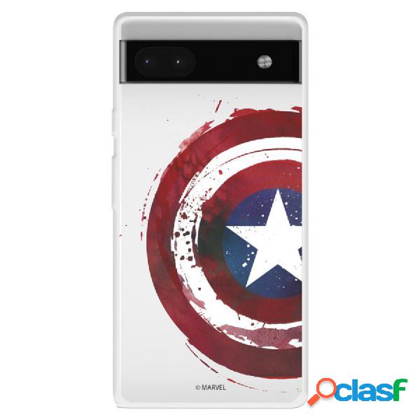 Funda Para Google Pixel 6A Oficial De Marvel Capitán