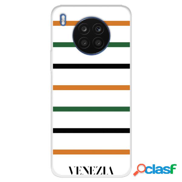 Funda Para Huawei Honor 50 Lite Del Venezia Fondo Blanco