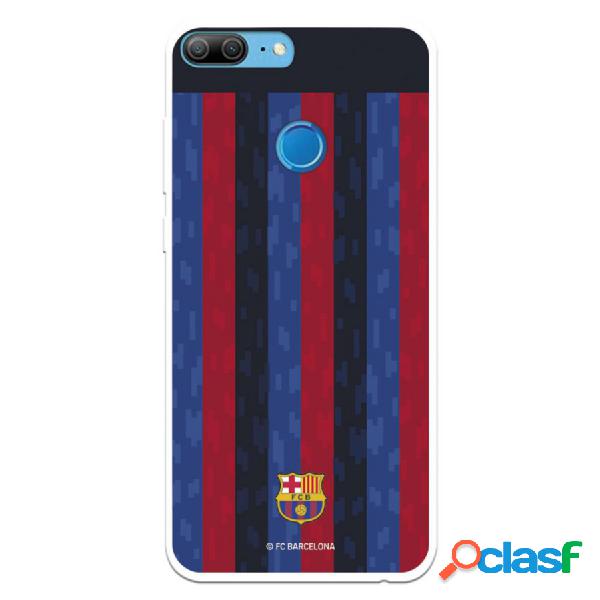 Funda Para Huawei Honor 9 Lite Del Fc Barcelona Fondo Rayas