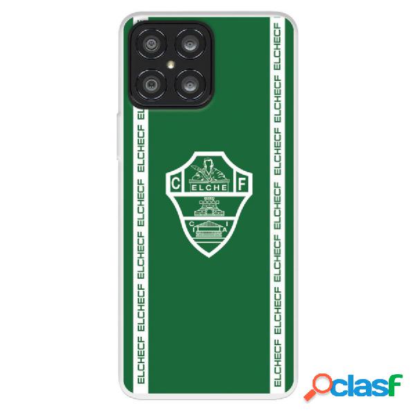 Funda Para Huawei Honor X8 Del Elche Cf Escudo Fondo Verde -