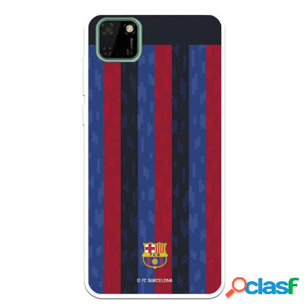 Funda Para Huawei Y5P Del Fc Barcelona Fondo Rayas