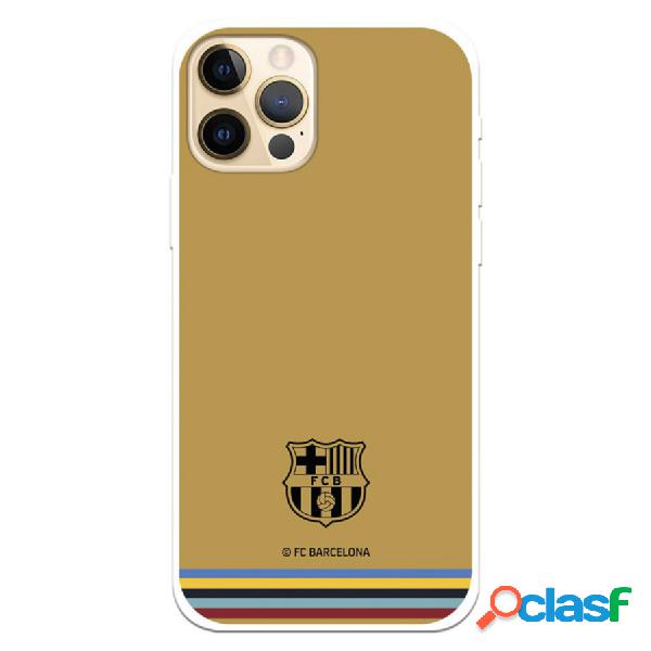 Funda Para Iphone 12 Pro Del Fc Barcelona Escudo Fondo