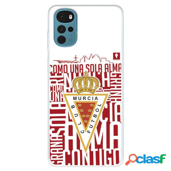 Funda Para Motorola Moto G22 Del Real Murcia Escudo Fondo