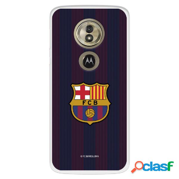 Funda Para Motorola Moto G6 Play Del Fc Barcelona Rayas