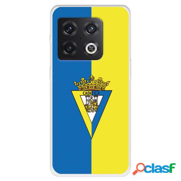 Funda Para Oneplus 10 Pro Del Cádiz Cf Escudo Fondo Bicolor