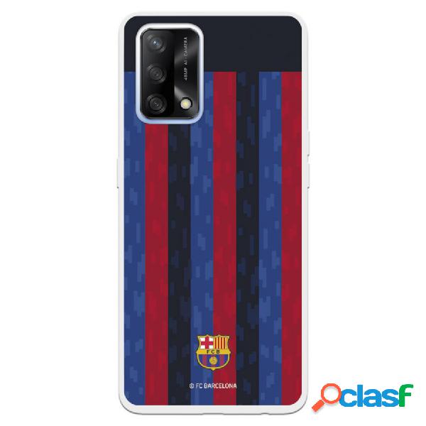 Funda Para Oppo A74 4G Del Fc Barcelona Fondo Rayas