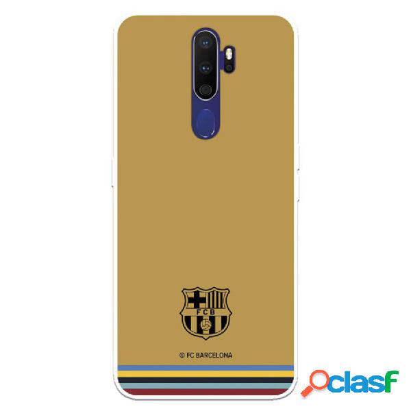 Funda Para Oppo A9 2020 Del Fc Barcelona Escudo Fondo