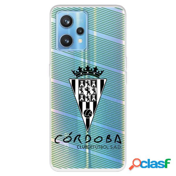 Funda Para Realme 9 Pro+ Del Córdoba Cf Escudo Blanco Y