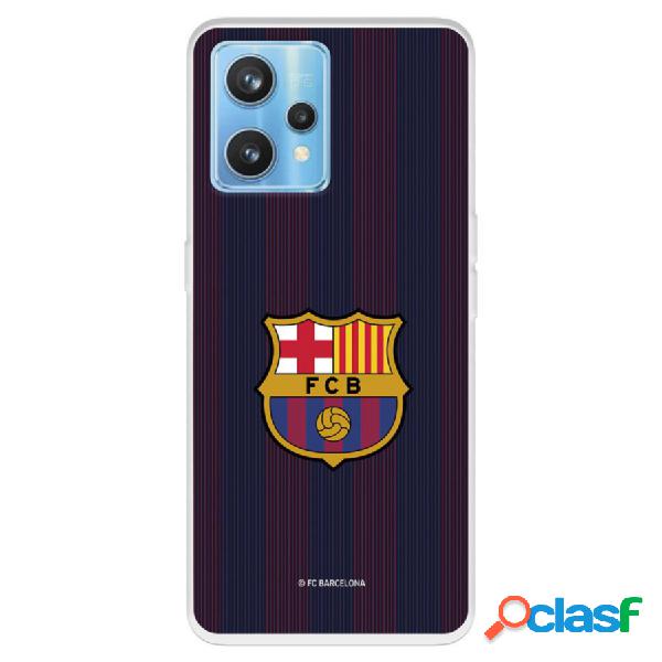 Funda Para Realme 9 Pro+ Del Fc Barcelona Rayas Blaugrana -