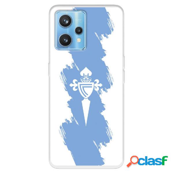 Funda Para Realme 9 Pro+ Del Rc Celta Escudo Trazo Azul -