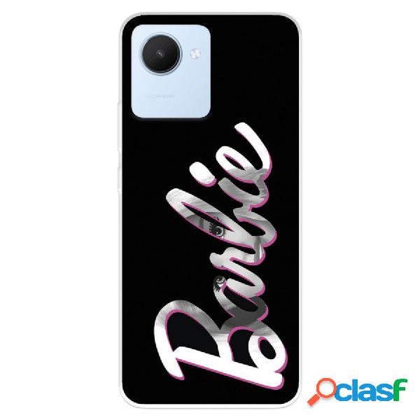 Funda Para Realme C30 Oficial De Mattel Barbie Logo Barbie
