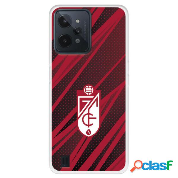 Funda Para Realme C31 Del Escudo - Líneas Rojas Y Negras -