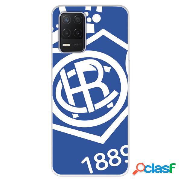 Funda Para Realme Narzo 30 5G Del Recre Escudo Fondo Azul -