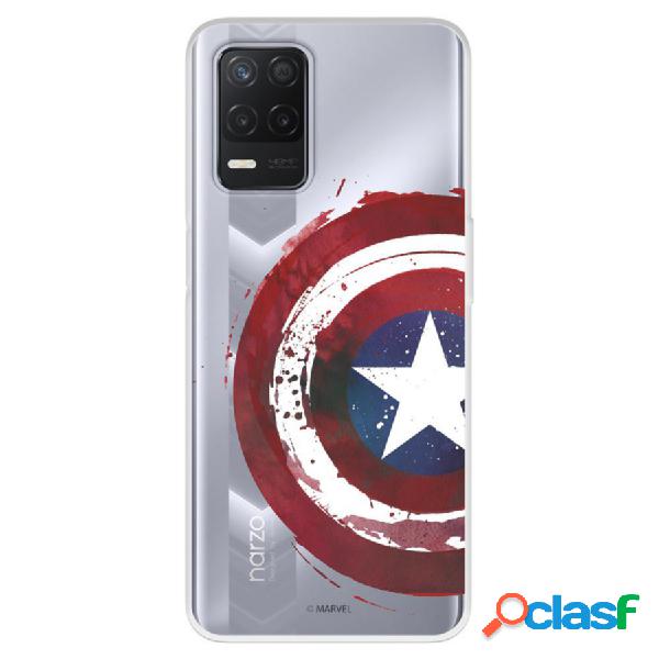 Funda Para Realme Narzo 30 5G Oficial De Marvel Capitán