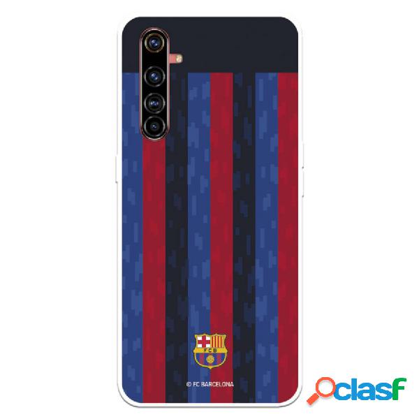 Funda Para Realme X50 Pro 5G Del Fc Barcelona Fondo Rayas