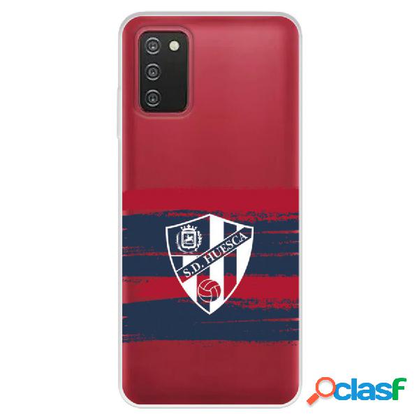 Funda Para Samsung Galaxy A03S Del Huesca Rayas Transparente