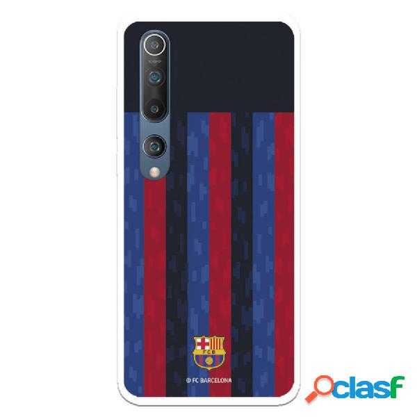 Funda Para Xiaomi Mi 10 Del Fc Barcelona Fondo Rayas