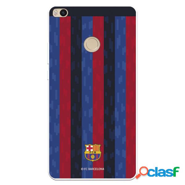Funda Para Xiaomi Mi Max 2 Del Fc Barcelona Fondo Rayas
