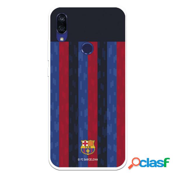 Funda Para Xiaomi Redmi 7 Del Fc Barcelona Fondo Rayas