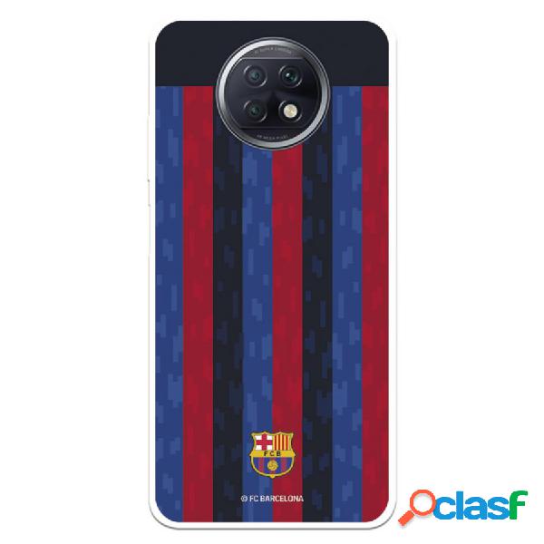 Funda Para Xiaomi Redmi Note 9T Del Fc Barcelona Fondo Rayas