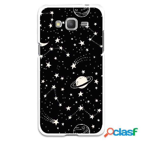 Funda Planetas fondo negro para Samsung Galaxy Grand Prime