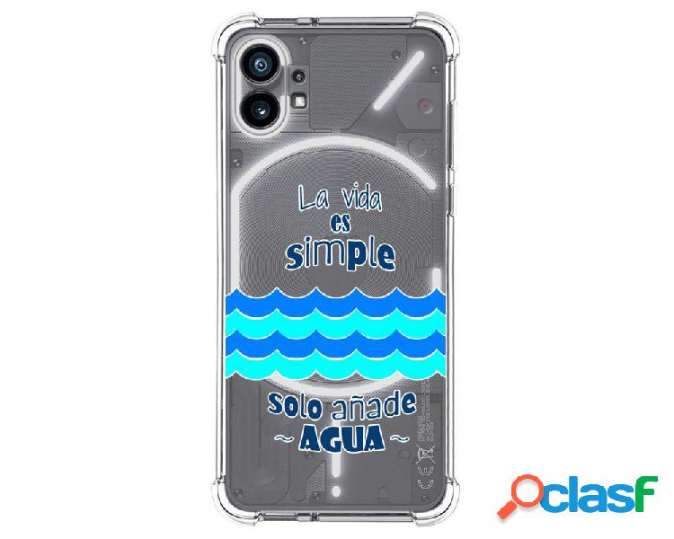 Funda Silicona Antigolpes para Nothing Phone 1 diseño Agua