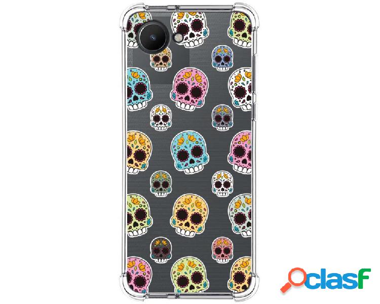 Funda Silicona Antigolpes para Realme C30 diseño Catrina