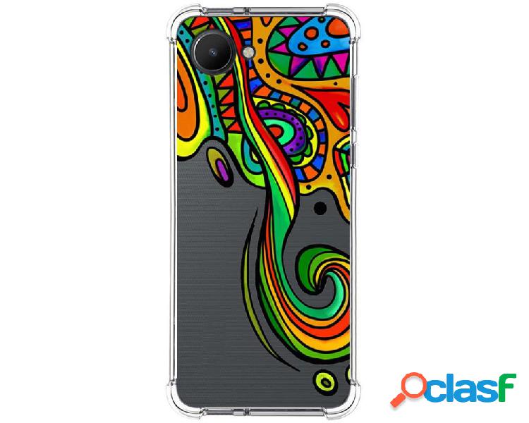 Funda Silicona Antigolpes para Realme C30 diseño Colores