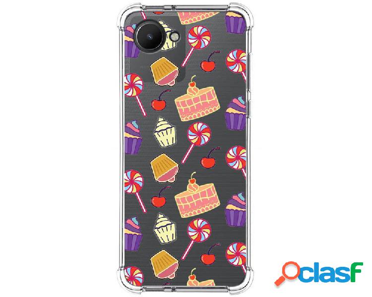 Funda Silicona Antigolpes para Realme C30 diseño Dulces 01