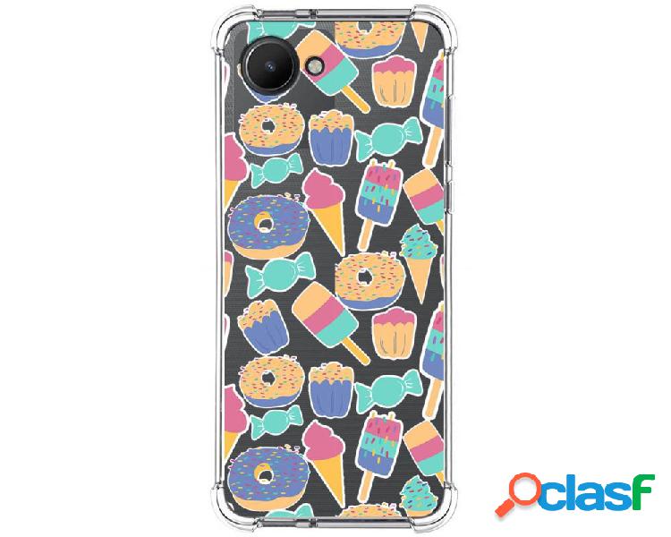 Funda Silicona Antigolpes para Realme C30 diseño Dulces 02