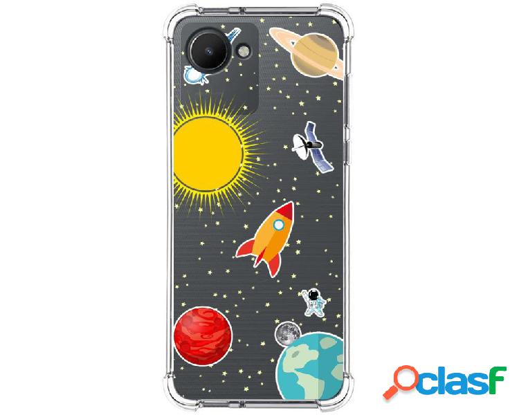 Funda Silicona Antigolpes para Realme C30 diseño Espacio