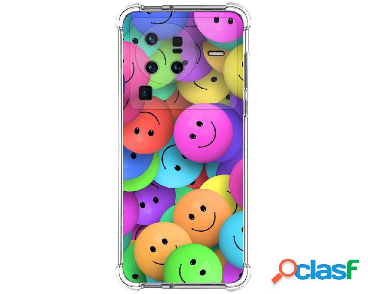 Funda Silicona Antigolpes para Vivo X80 Pro 5G diseño Smile