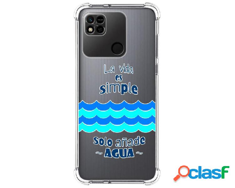 Funda Silicona Antigolpes para Xiaomi Redmi 10A diseño Agua