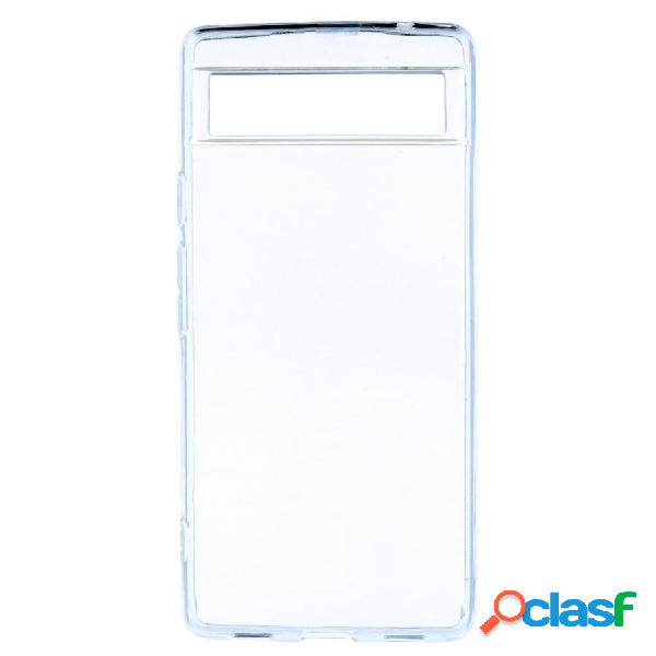 Funda Silicona Transparente Para Google Pixel 6A