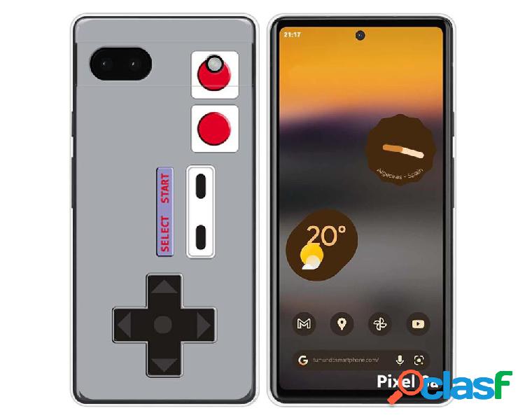 Funda Silicona para Google Pixel 6A diseño Consola Dibujos