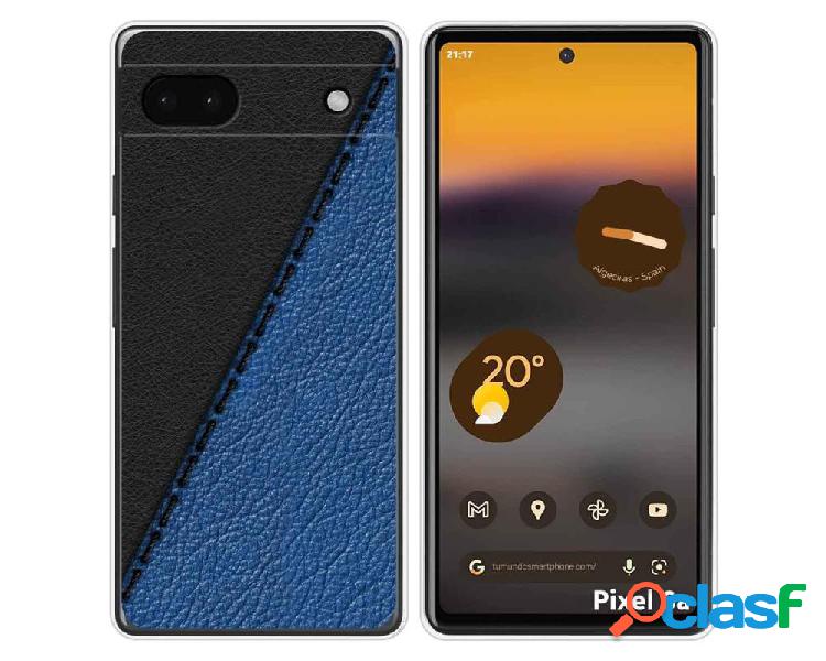 Funda Silicona para Google Pixel 6A diseño Cuero 02 Dibujos