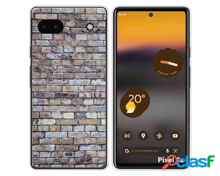 Funda Silicona para Google Pixel 6A diseño Ladrillo 02