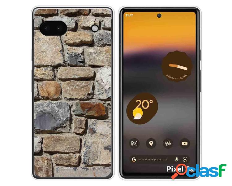 Funda Silicona para Google Pixel 6A diseño Ladrillo 03