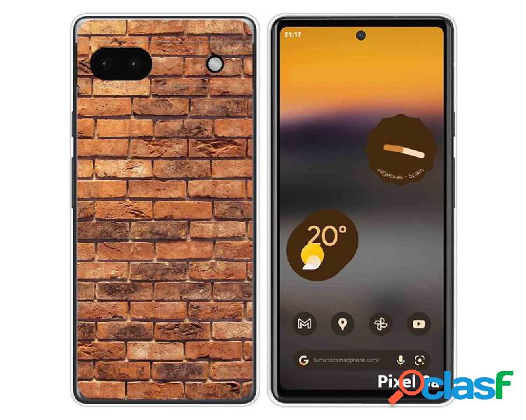 Funda Silicona para Google Pixel 6A diseño Ladrillo 04