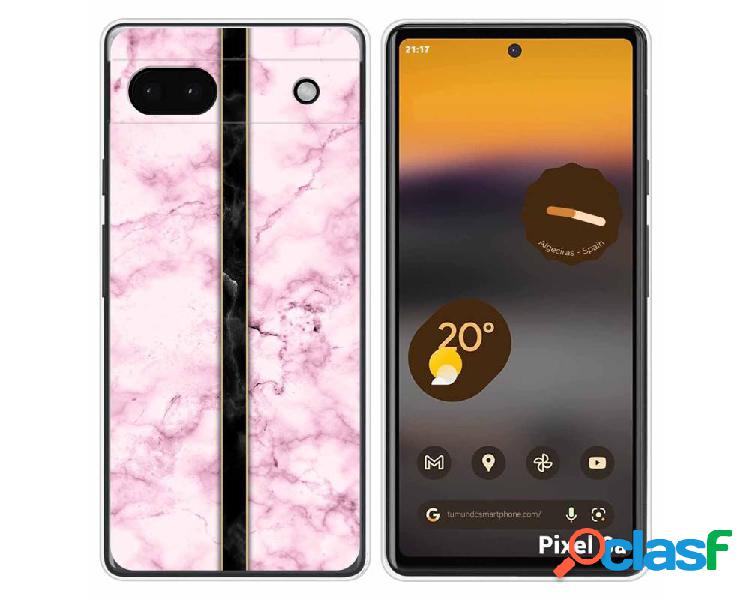 Funda Silicona para Google Pixel 6A diseño Mármol 04