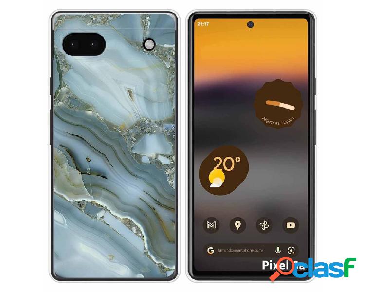 Funda Silicona para Google Pixel 6A diseño Mármol 09