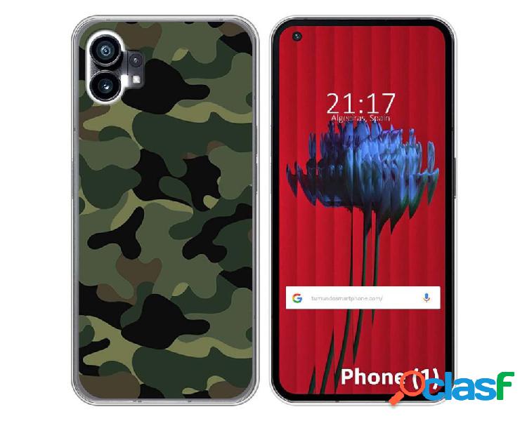 Funda Silicona para Nothing Phone 1 diseño Camuflaje