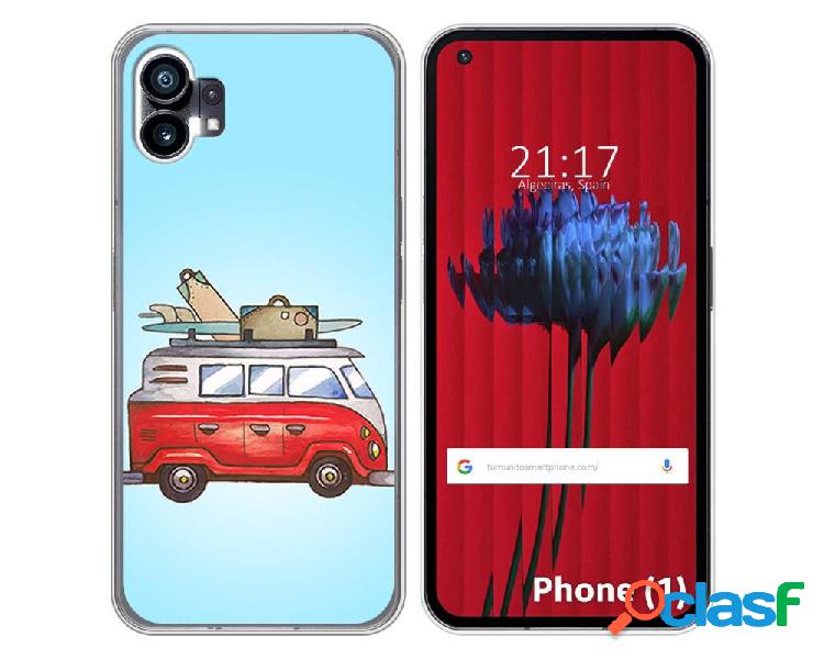 Funda Silicona para Nothing Phone 1 diseño Furgoneta