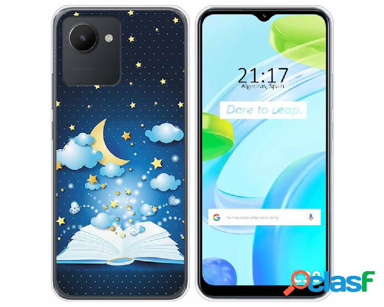 Funda Silicona para Realme C30 diseño Libro Cuentos Dibujos