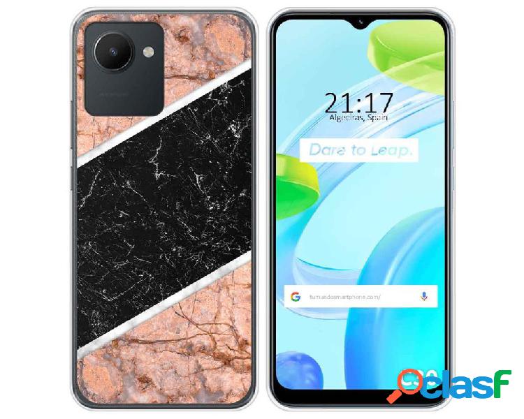 Funda Silicona para Realme C30 diseño Mármol 07 Dibujos