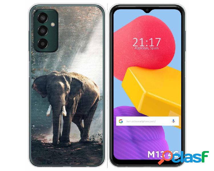 Funda Silicona para Samsung Galaxy M13 4G diseño Elefante