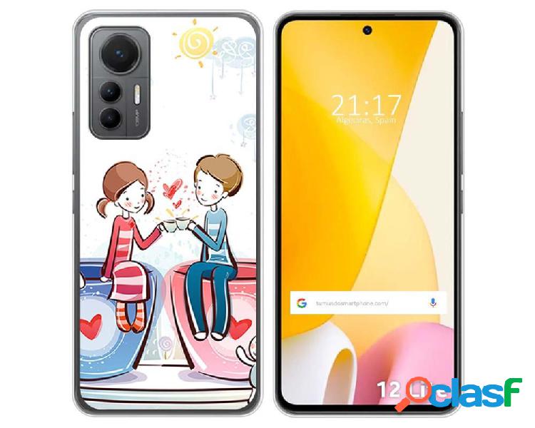 Funda Silicona para Xiaomi 12 Lite 5G diseño Café Dibujos