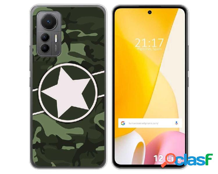 Funda Silicona para Xiaomi 12 Lite 5G diseño Camuflaje 01