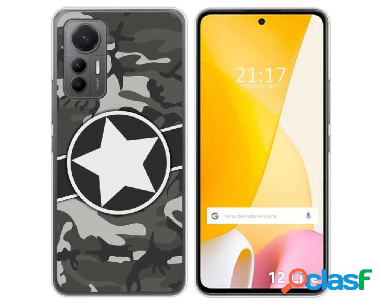 Funda Silicona para Xiaomi 12 Lite 5G diseño Camuflaje 02